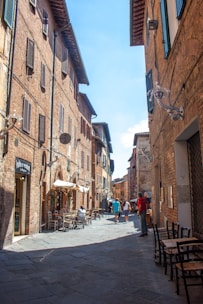 A peaceful cobblestone street in a small European town, perfect for slow walking.