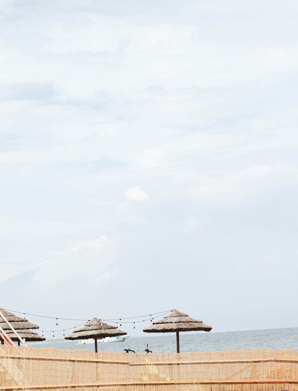 umbrellas on a beach