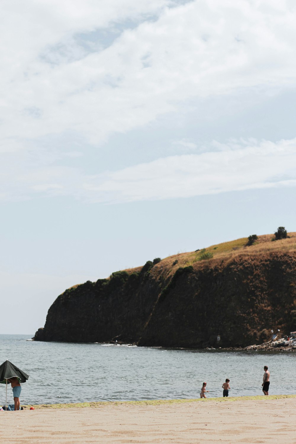 people on a beach