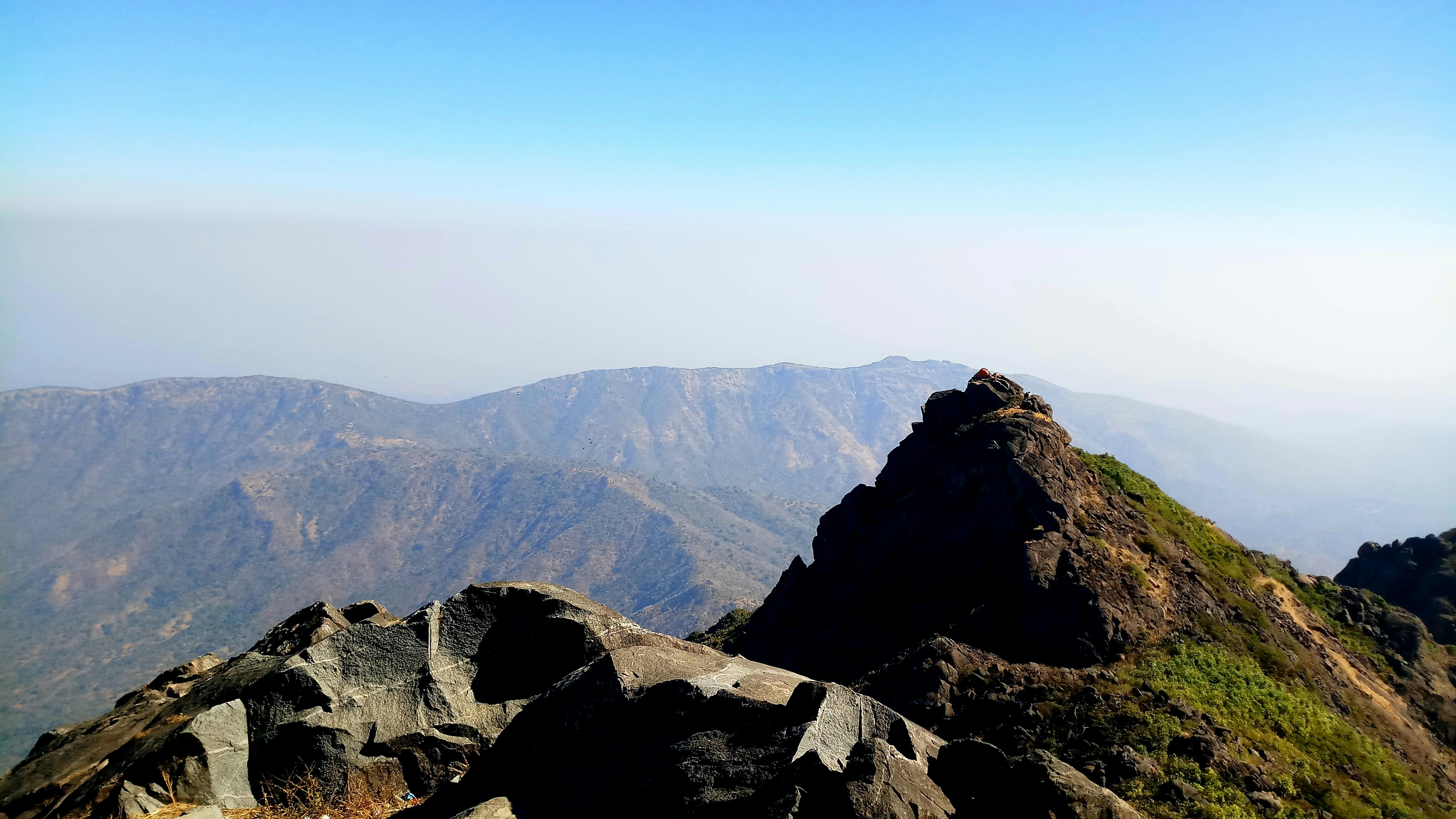 a rocky mountain top
