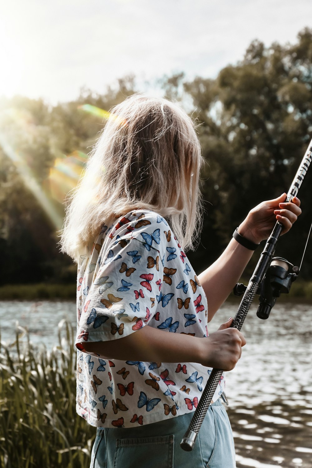 a person playing a guitar