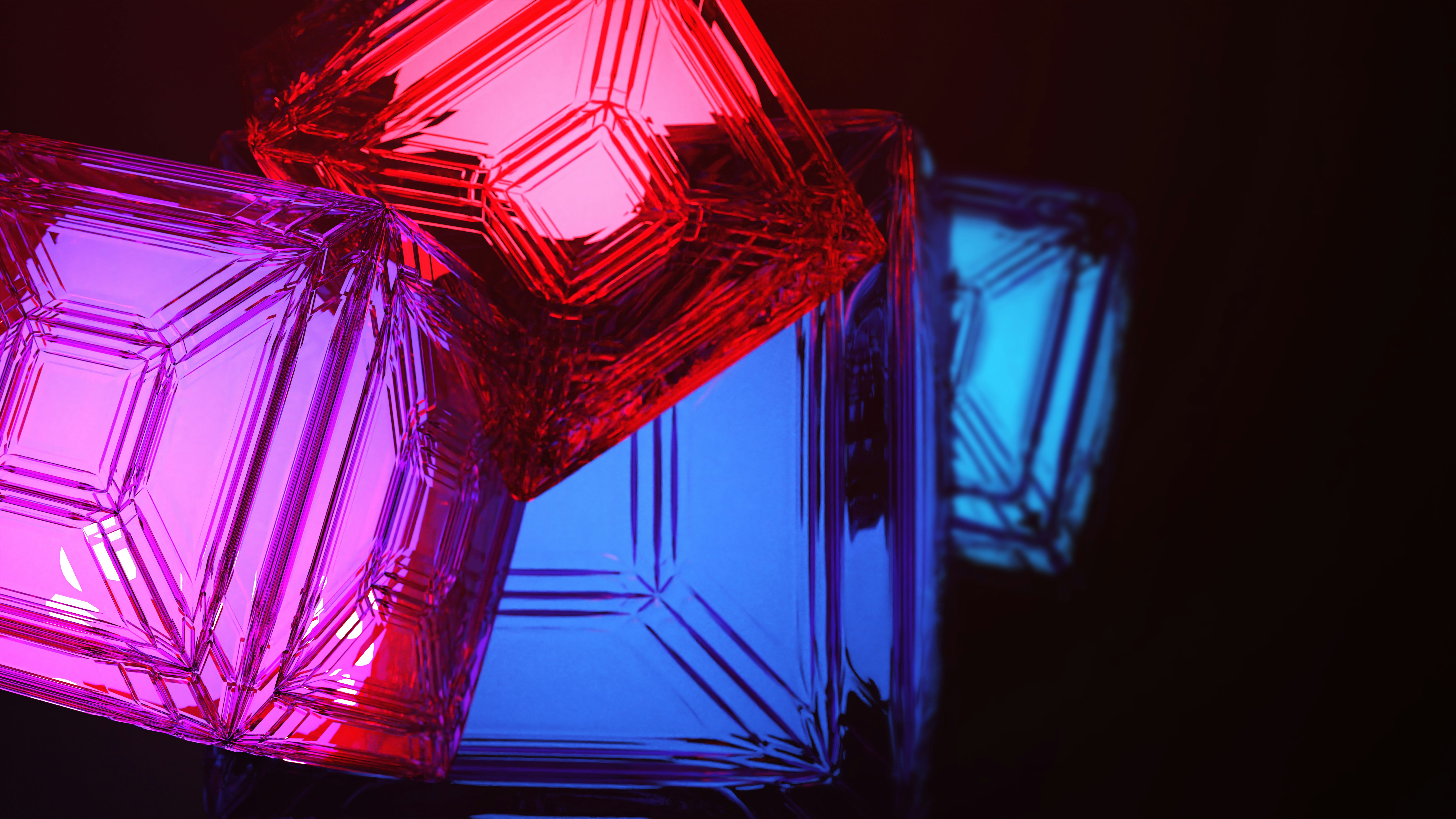 Neon glass morphology