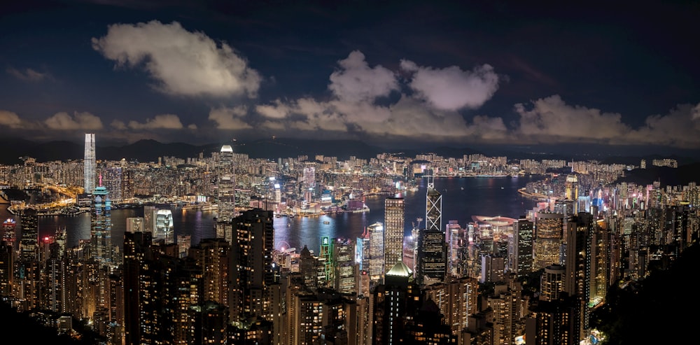 Victoria Peak at night