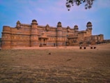 Intricate carvings on the ancient Jaisalmer Fort walls.