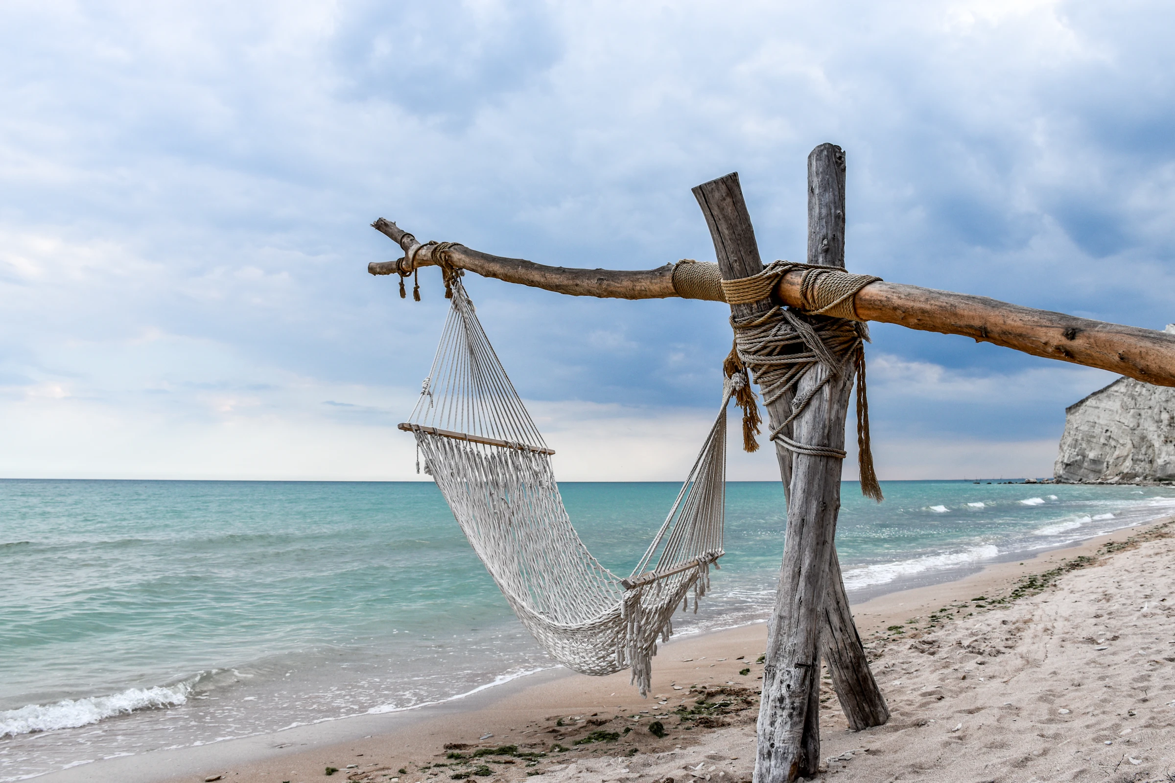 Hammock in a quiet tropical spot