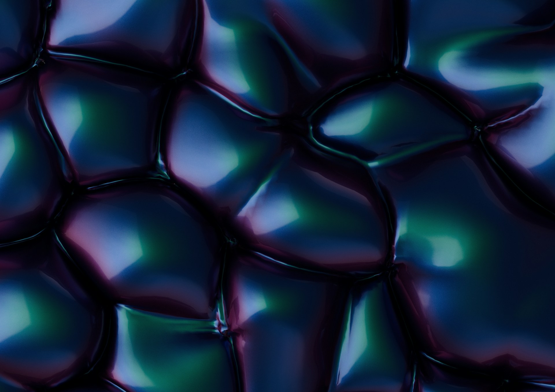a close up of a purple and green object