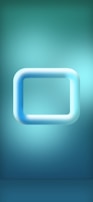 An animated hover effect displaying a glowing box with text.