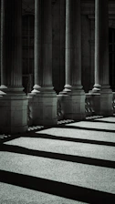 a row of pillars