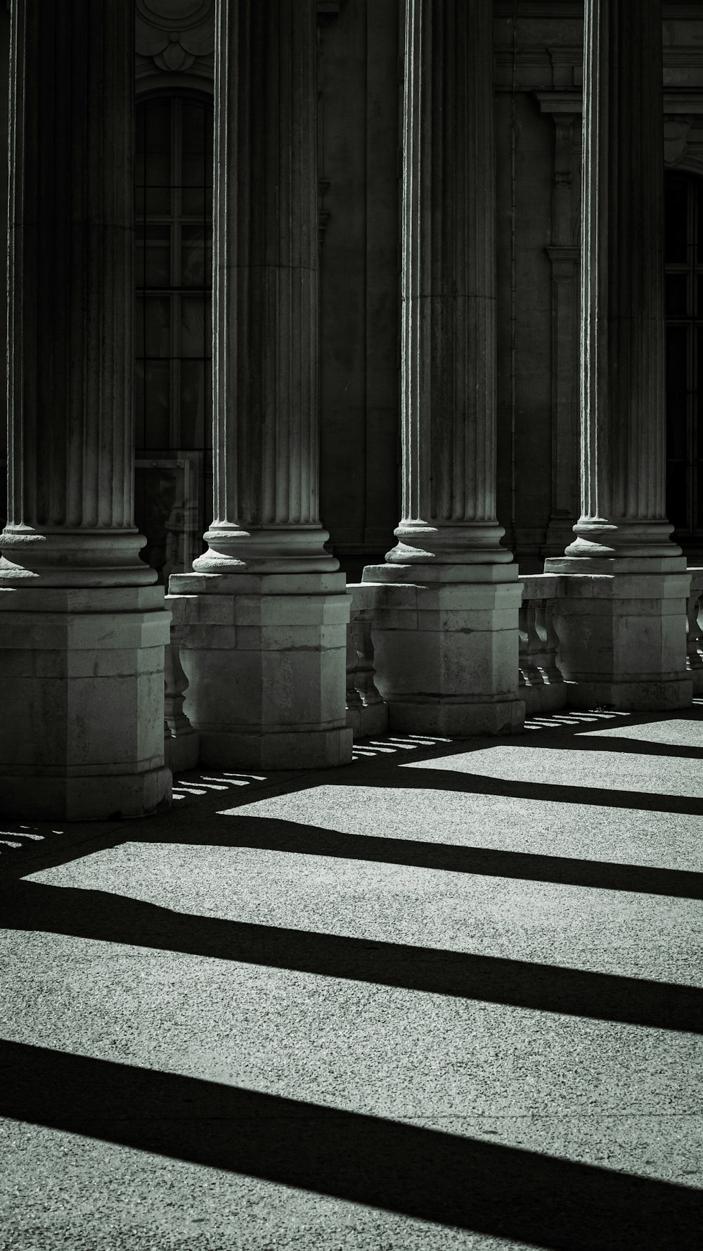 a row of pillars