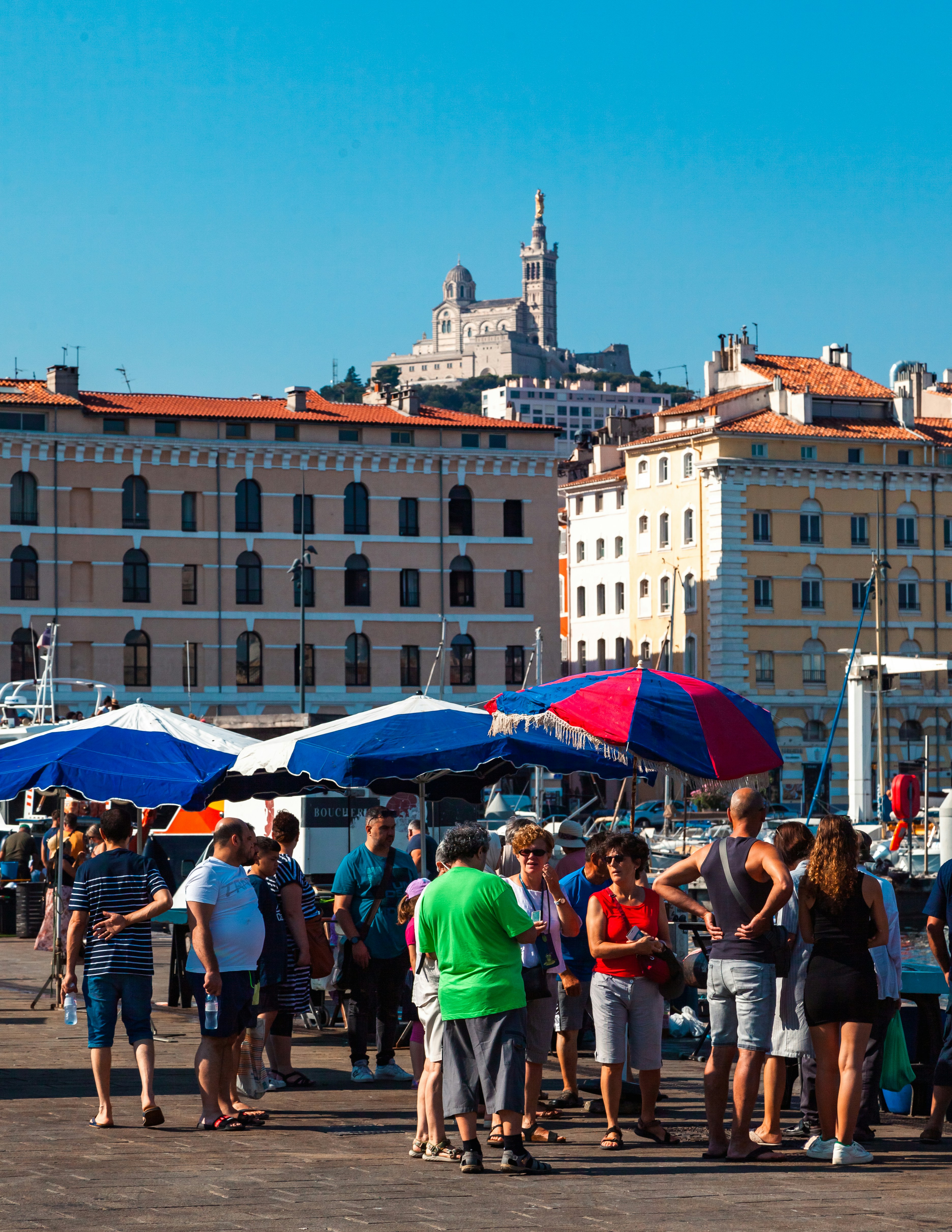 a group of people standing outside