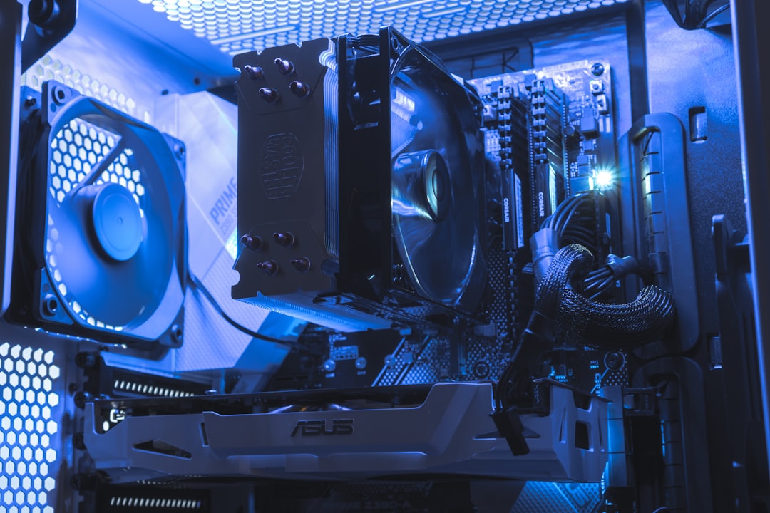 a close-up of a computer,