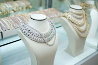 a group of jewelry on a table