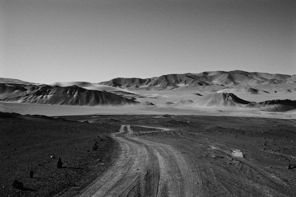 a road in the desert