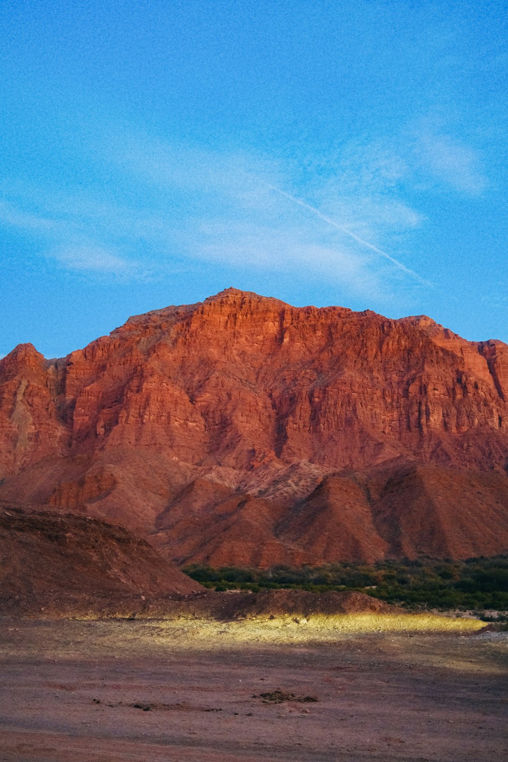 a large rocky mountain