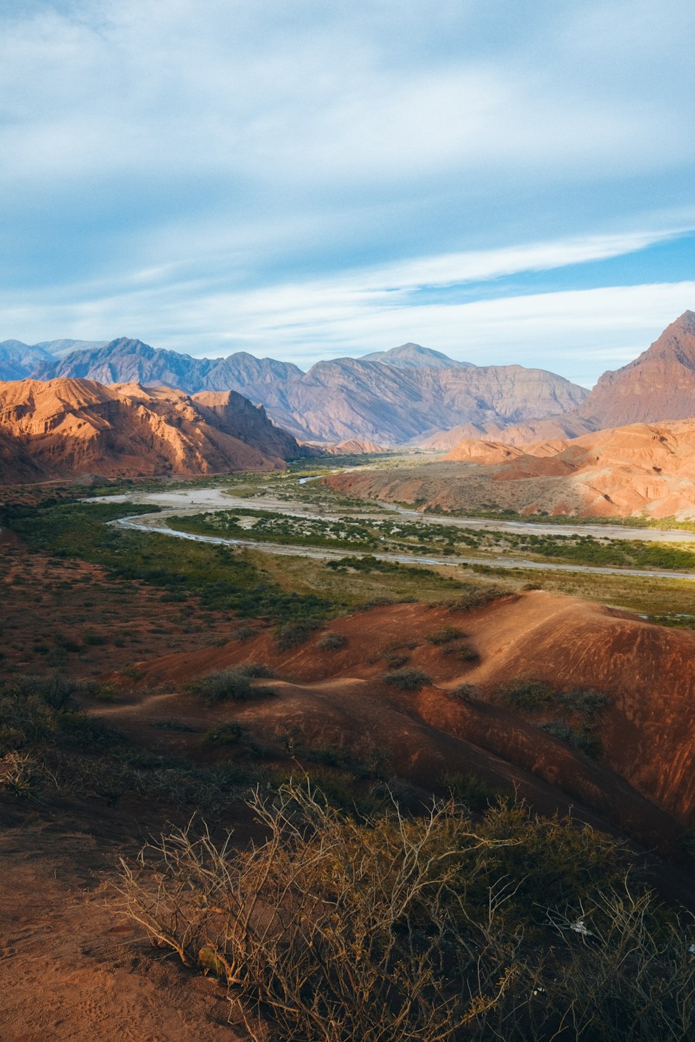 a river running through a valley