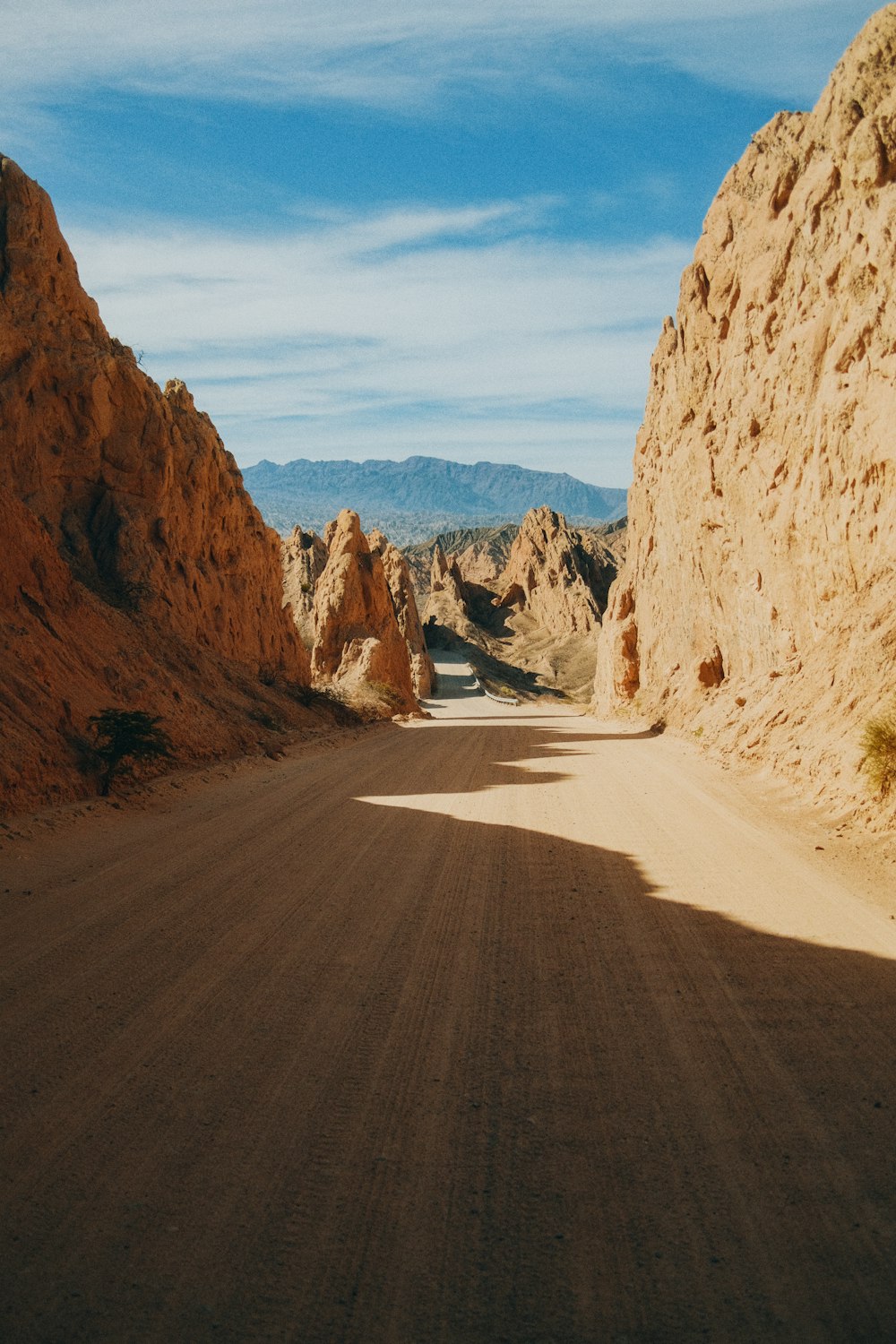 Une route dans les montagnes