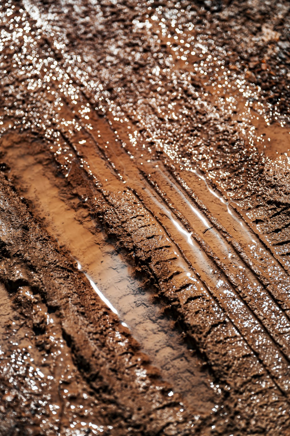 a close up of a railroad track