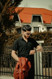 a person leaning on a railing