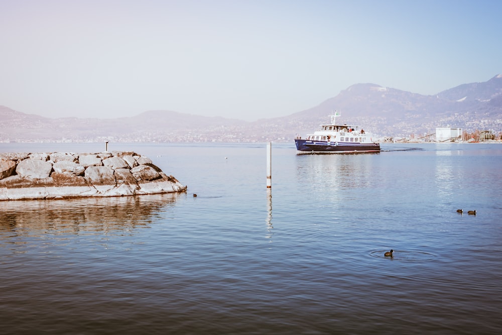 a boat in the water