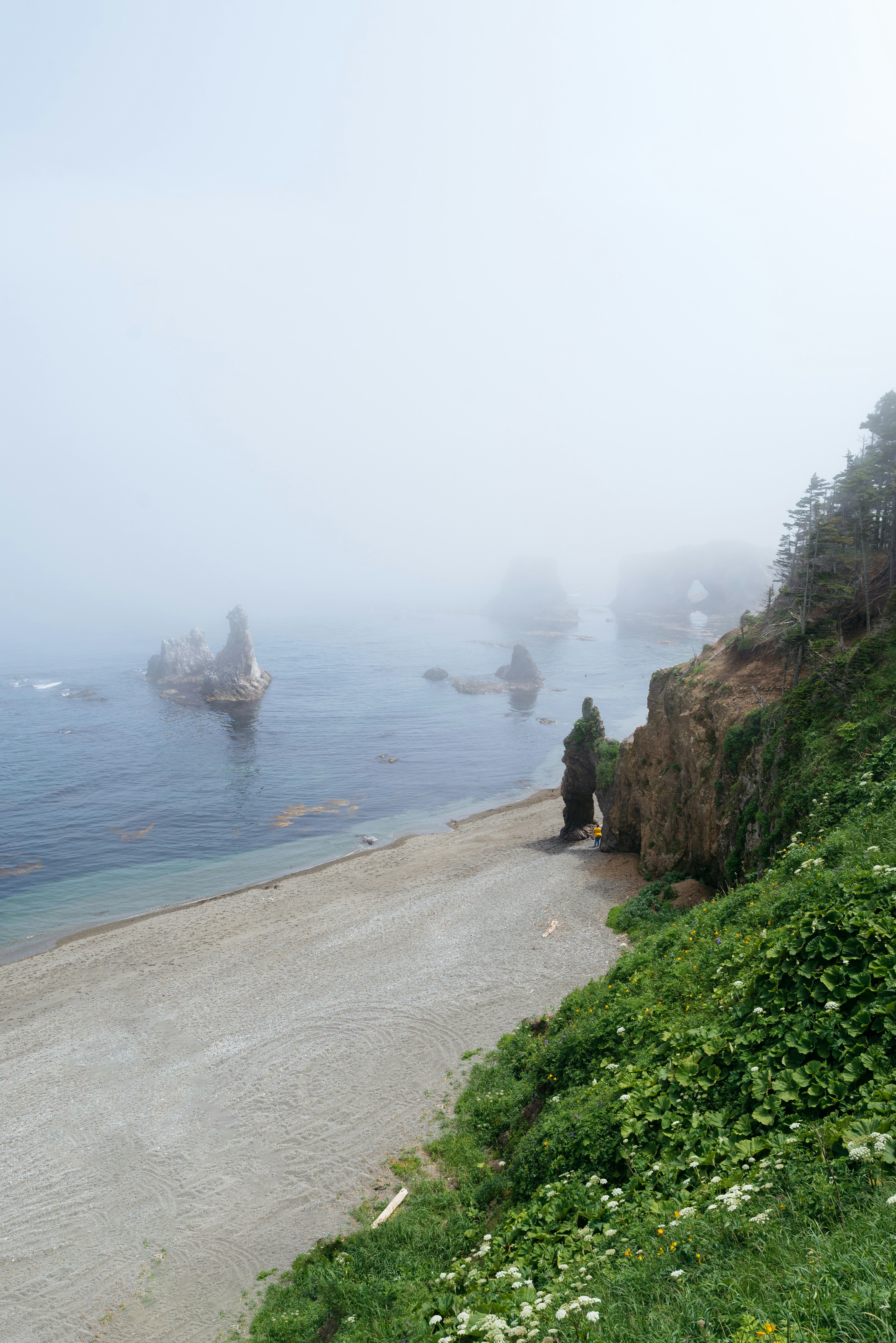 Une plage avec un plan d’eau et un rivage rocheux photo – Photo Oblast ...