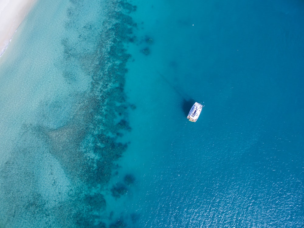 a boat in the water