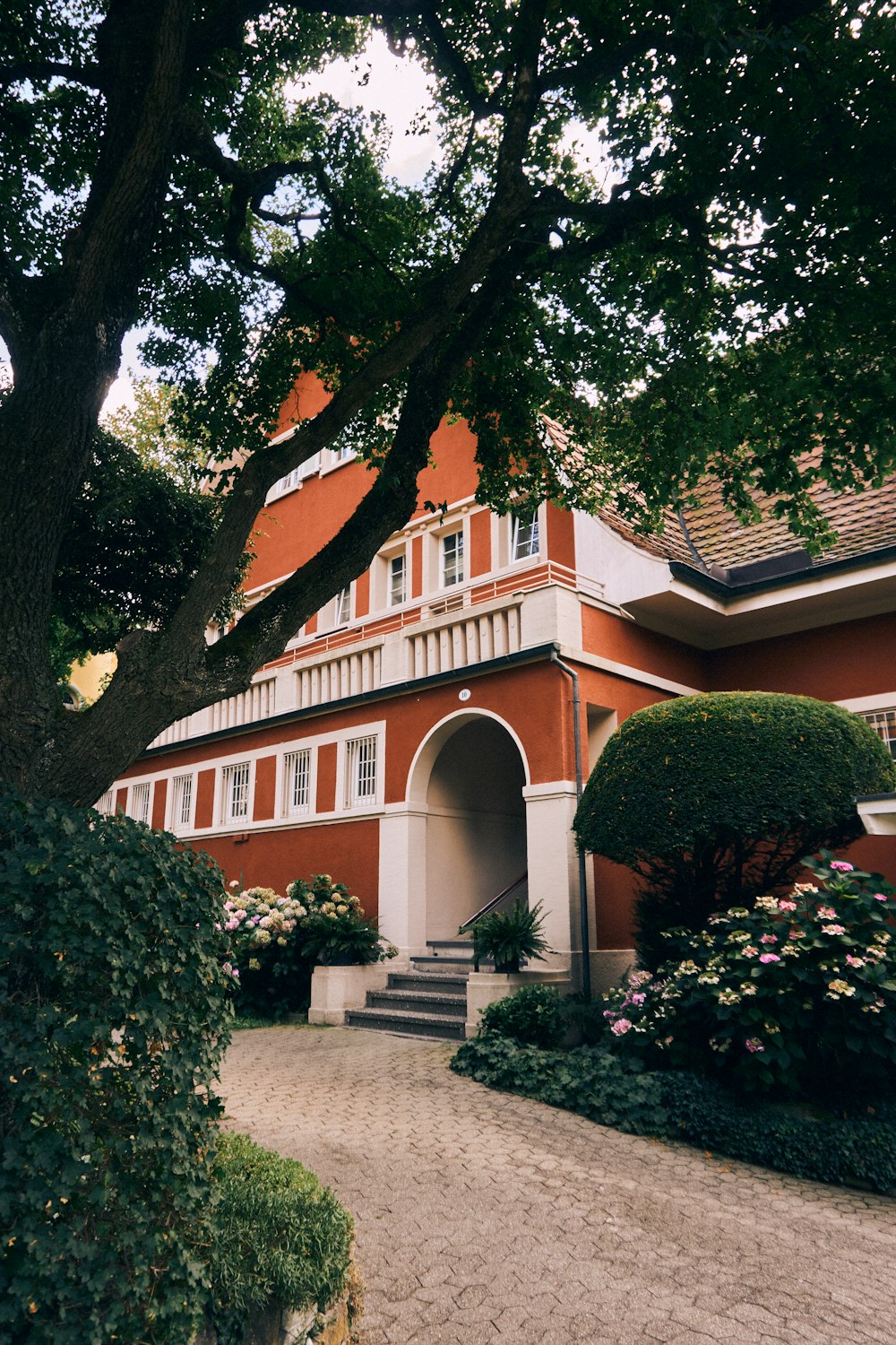 a large house with a large front yard