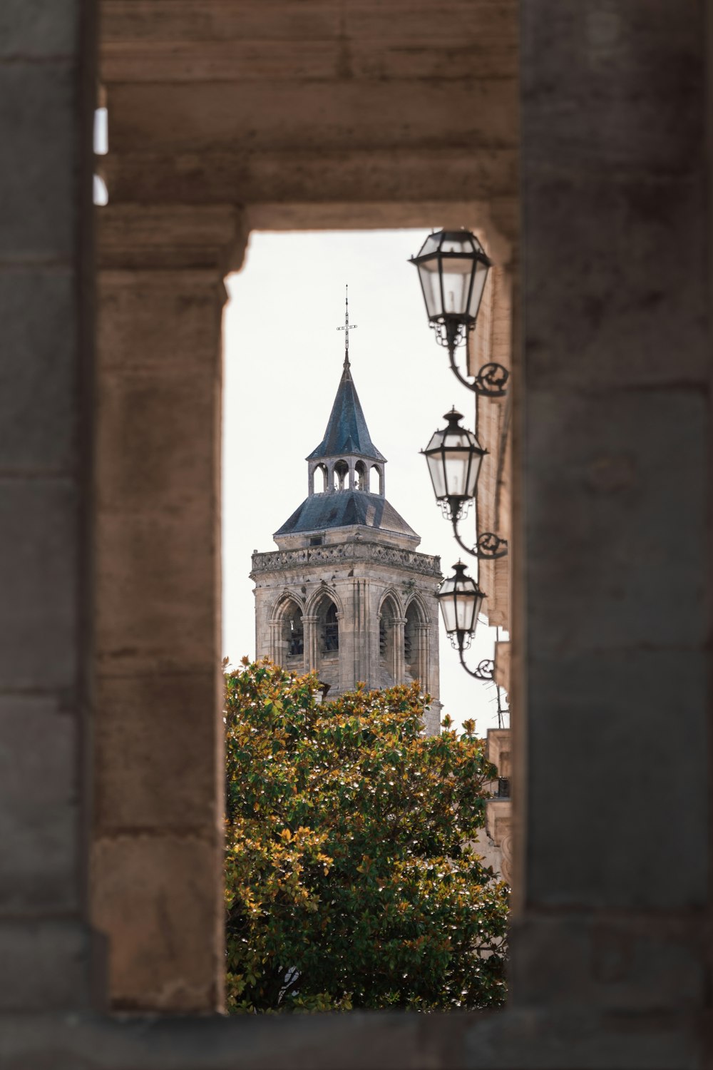 a building with a tower