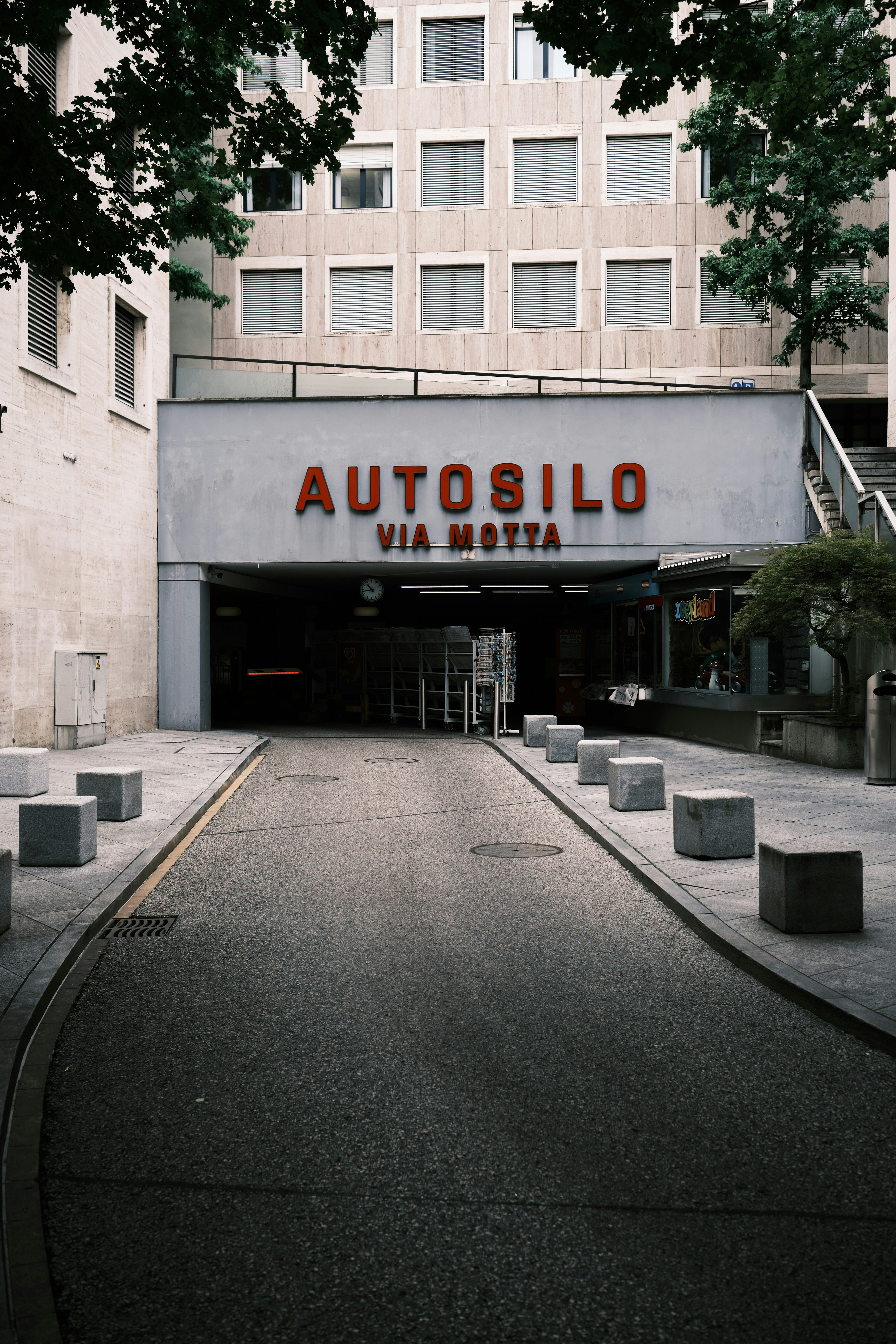 Car park in Lugano, Switzerland