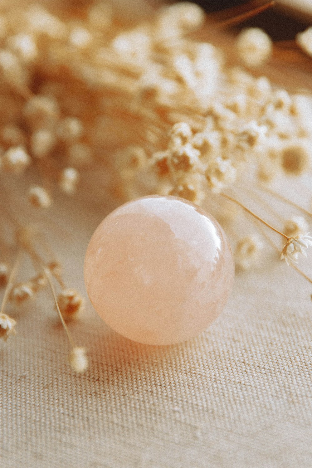 a white egg on a plate