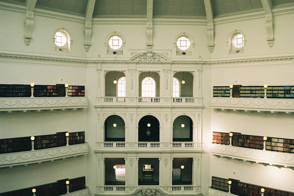 a building with many windows