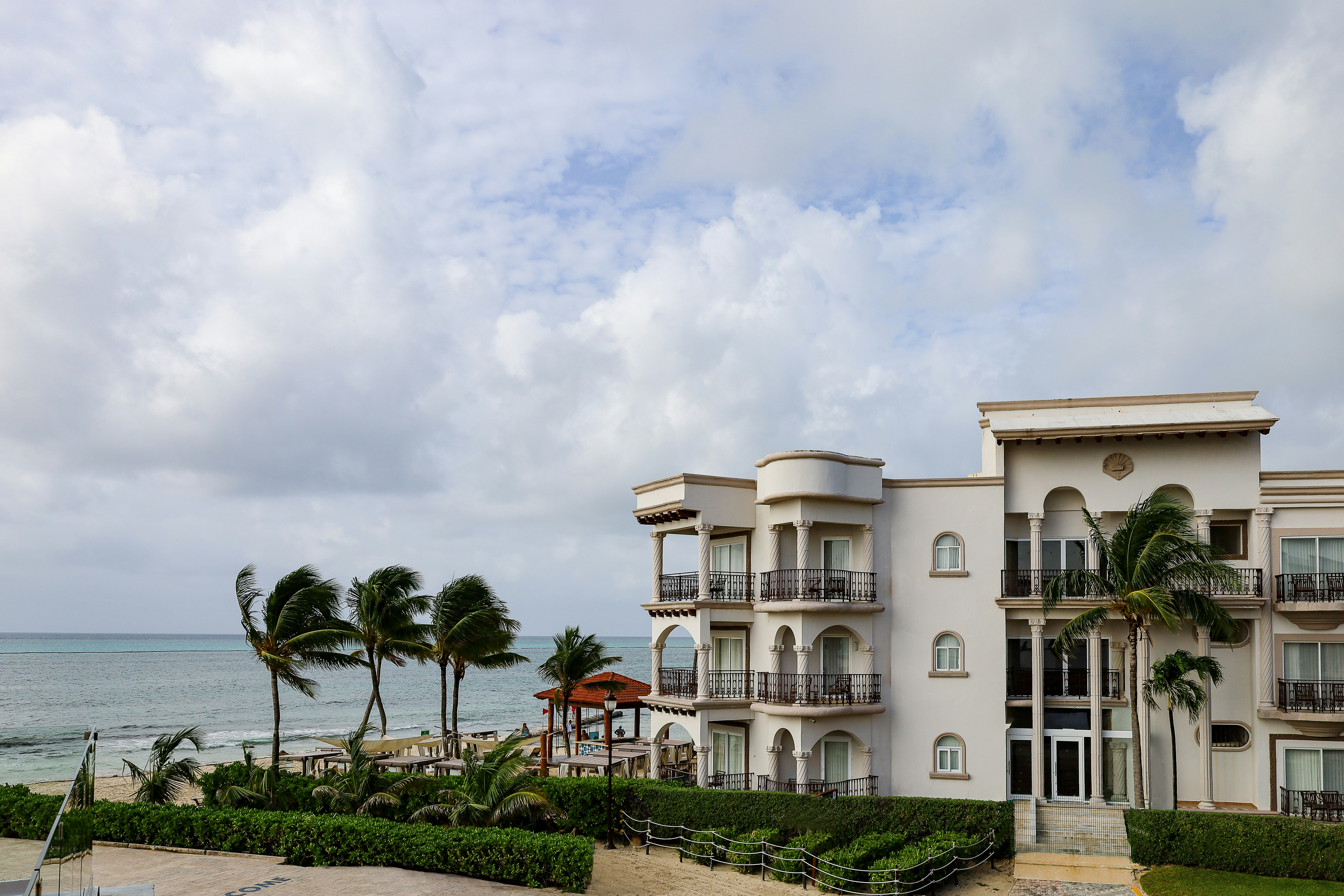 Beachfront luxury building