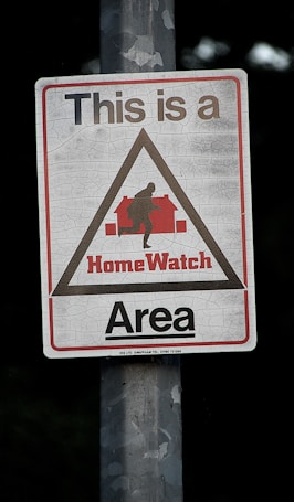 a sign on a pole