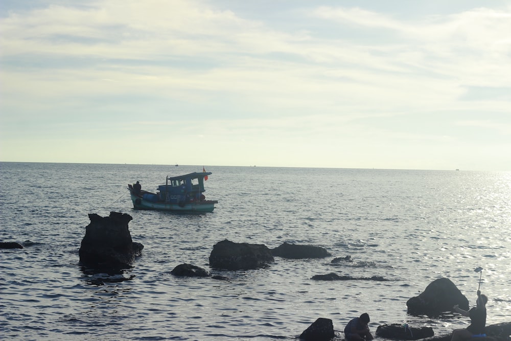 a boat in the water