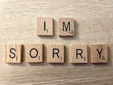 a group of wooden letters