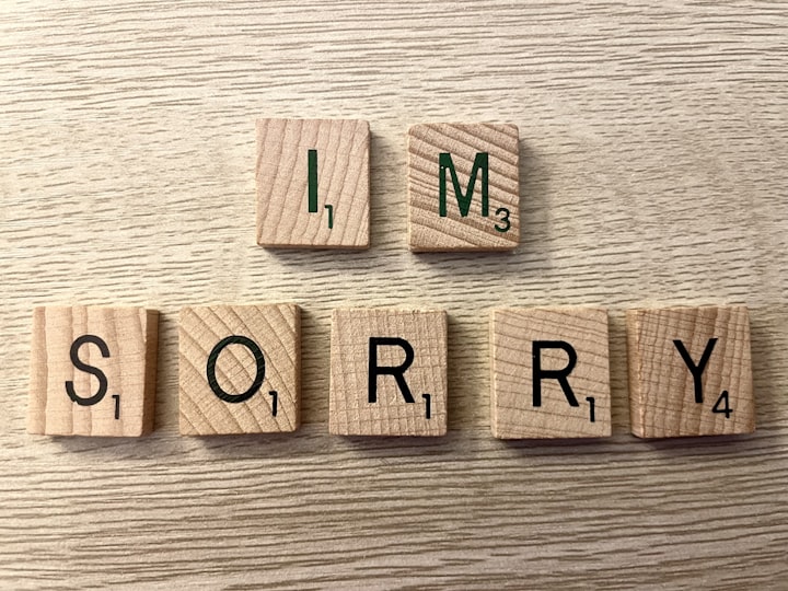 The Art of the (Good) Apology 