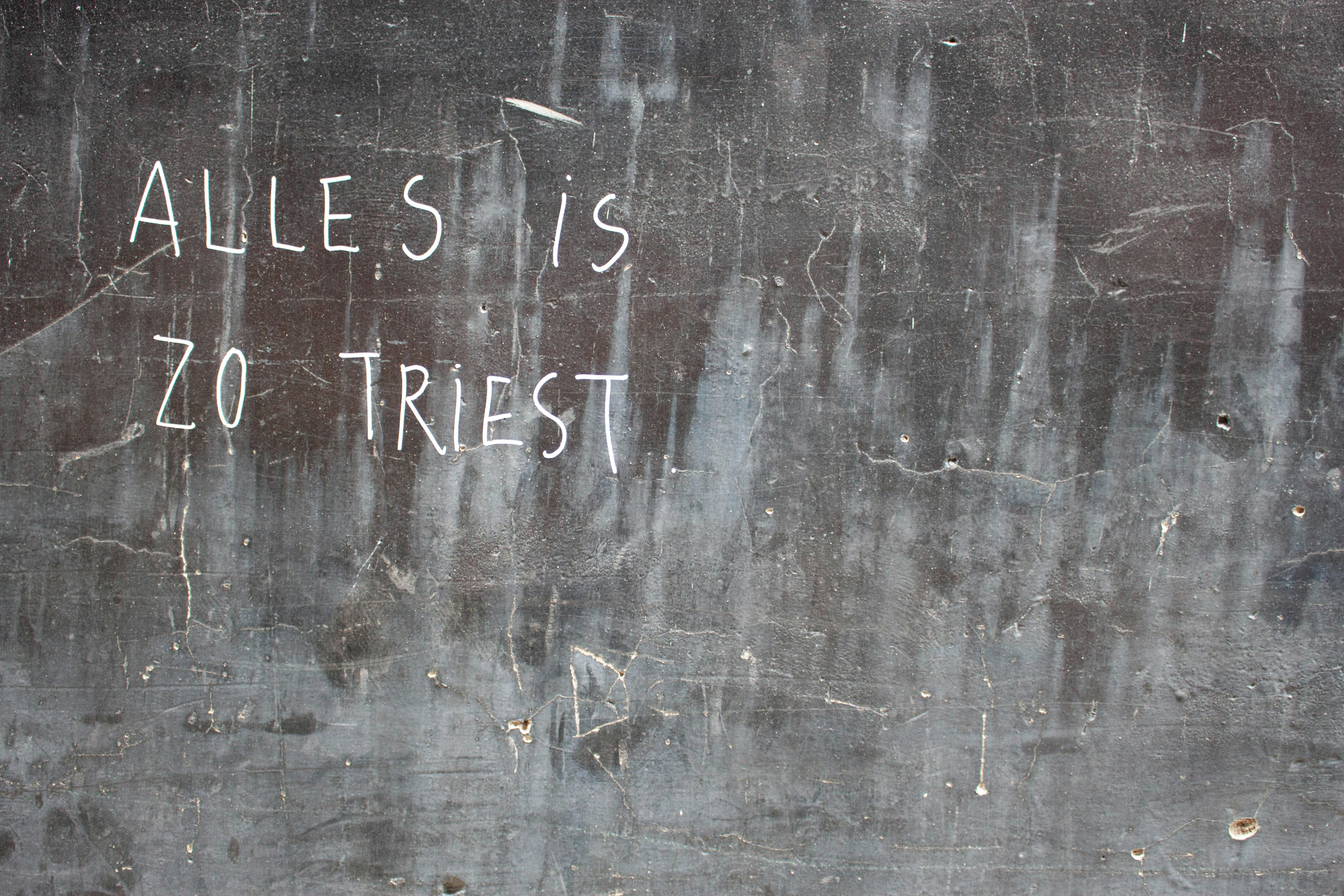 a blackboard with writing on it