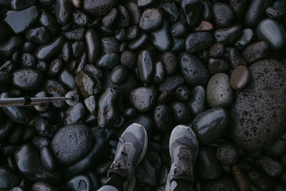 a pile of rocks