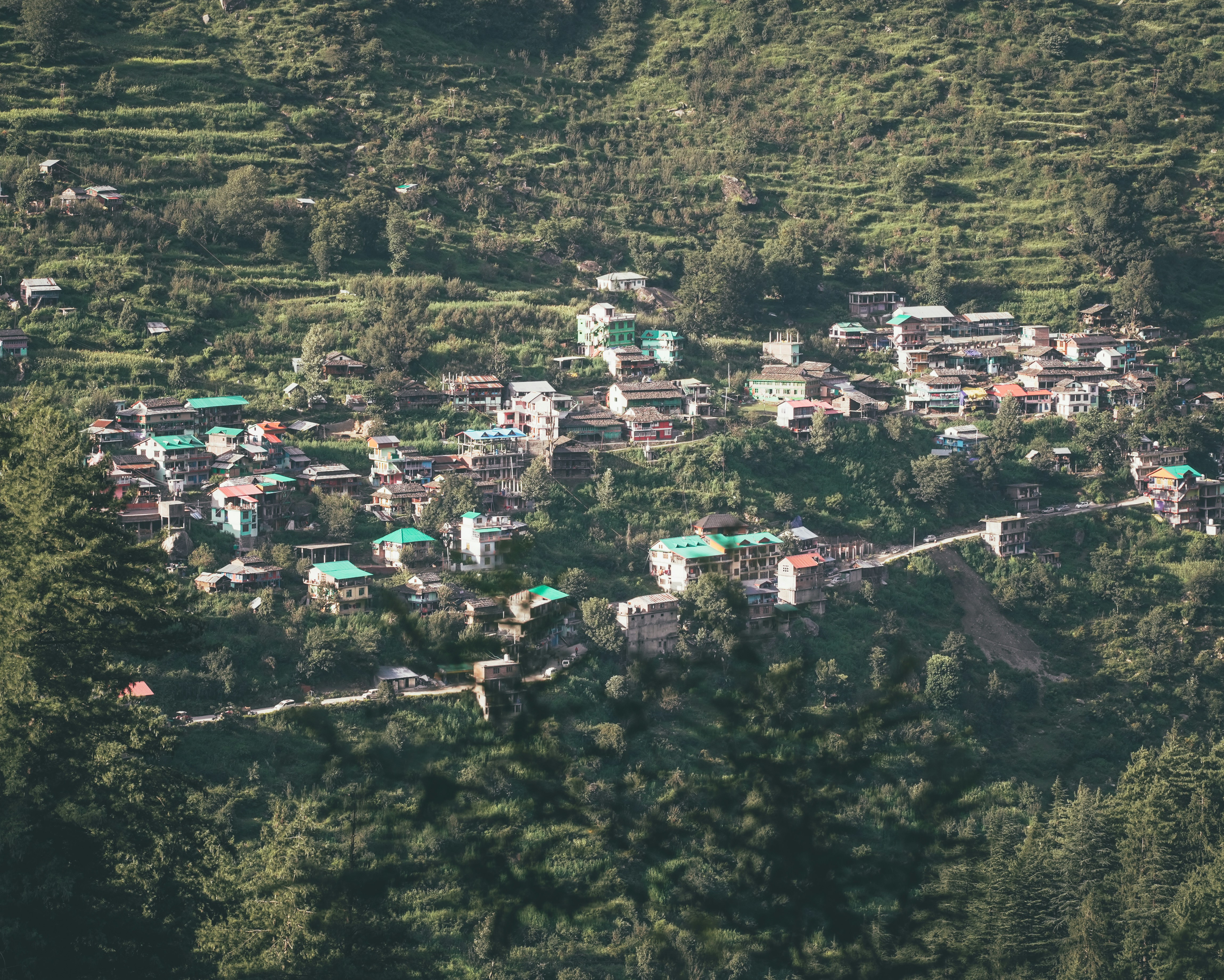 a town in the mountains