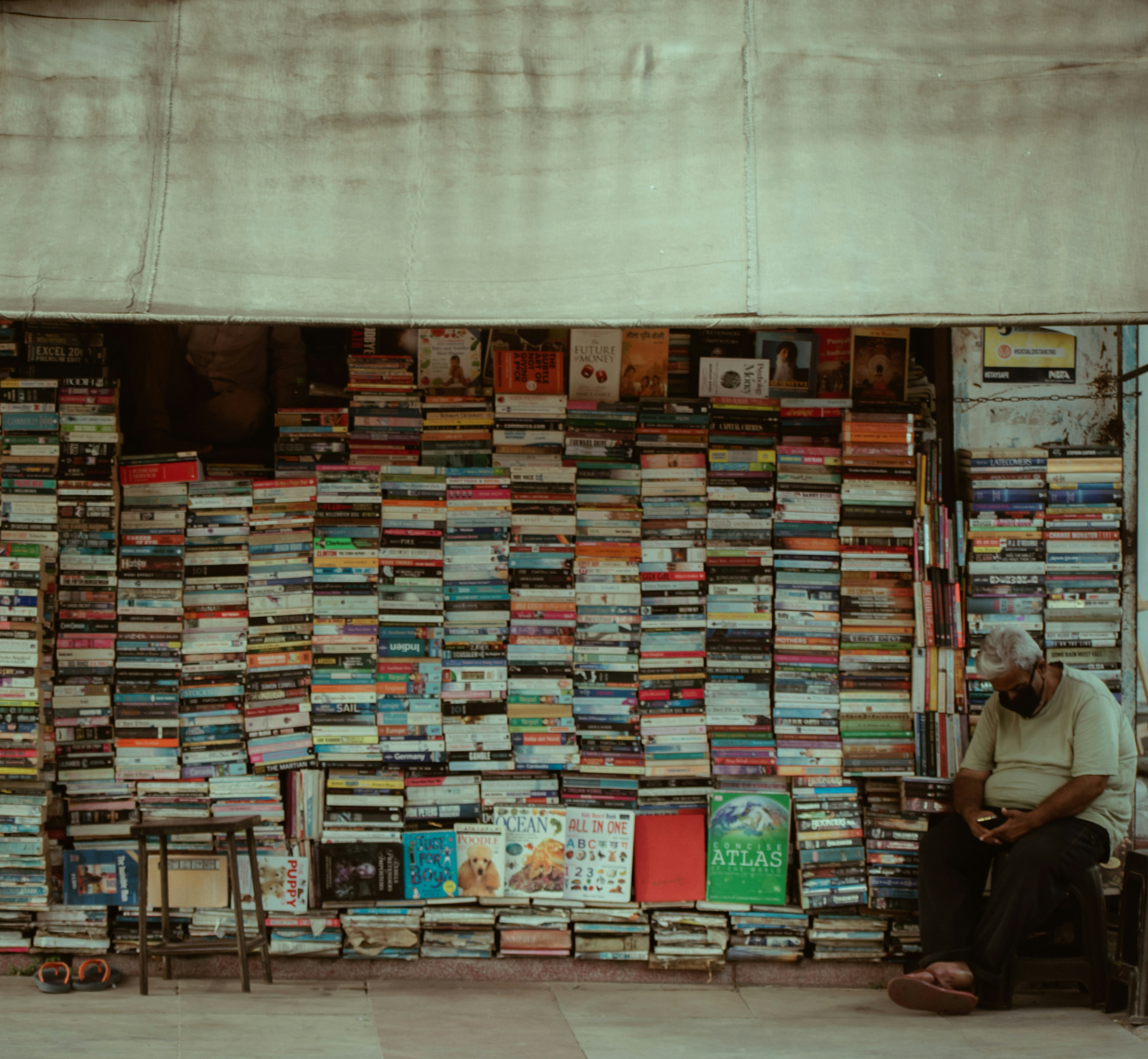 a person sitting in a chair