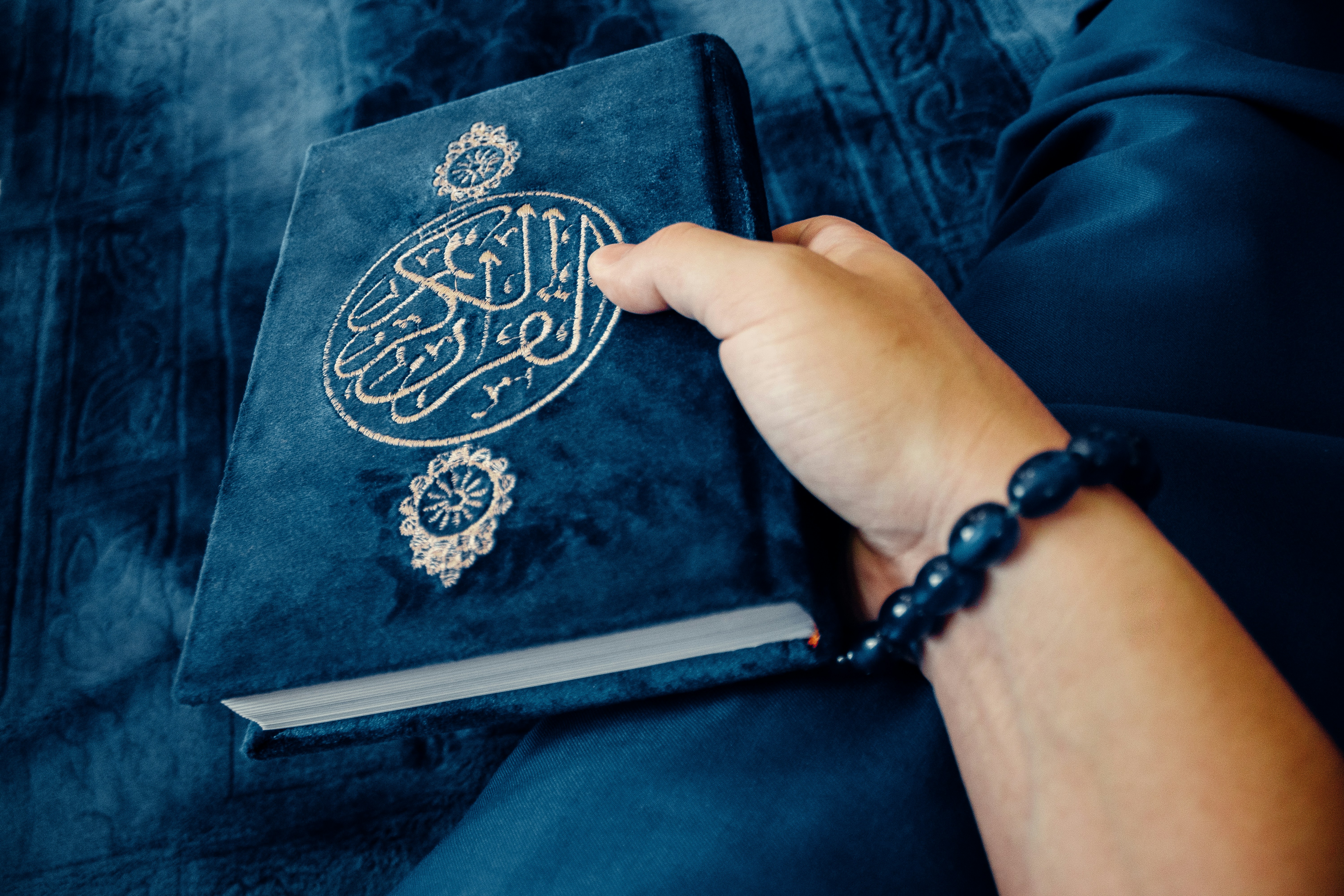 a person holding a book