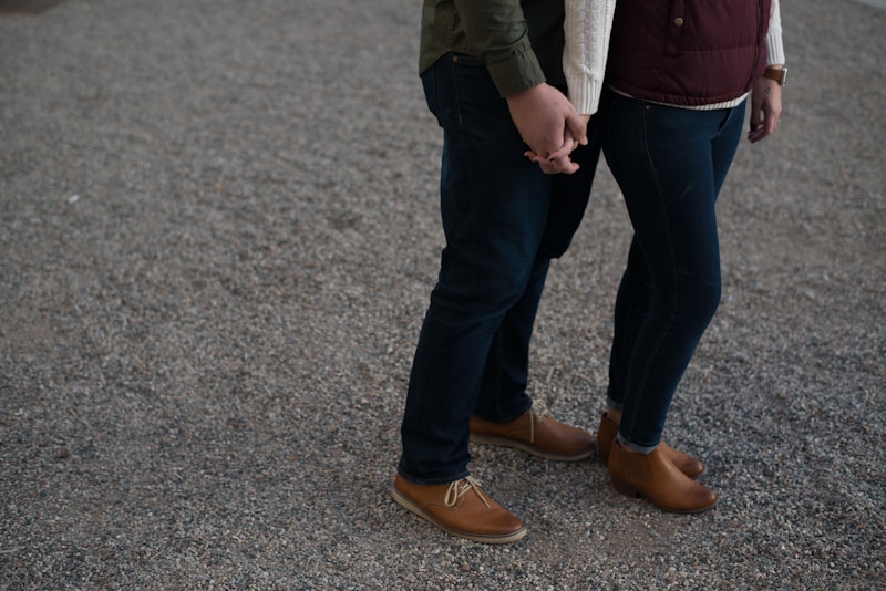 Piernas de pareja sexy