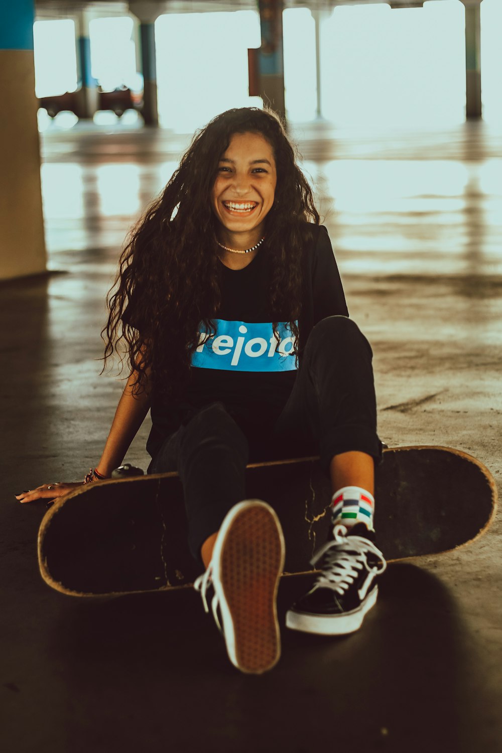 a person sitting on a dock