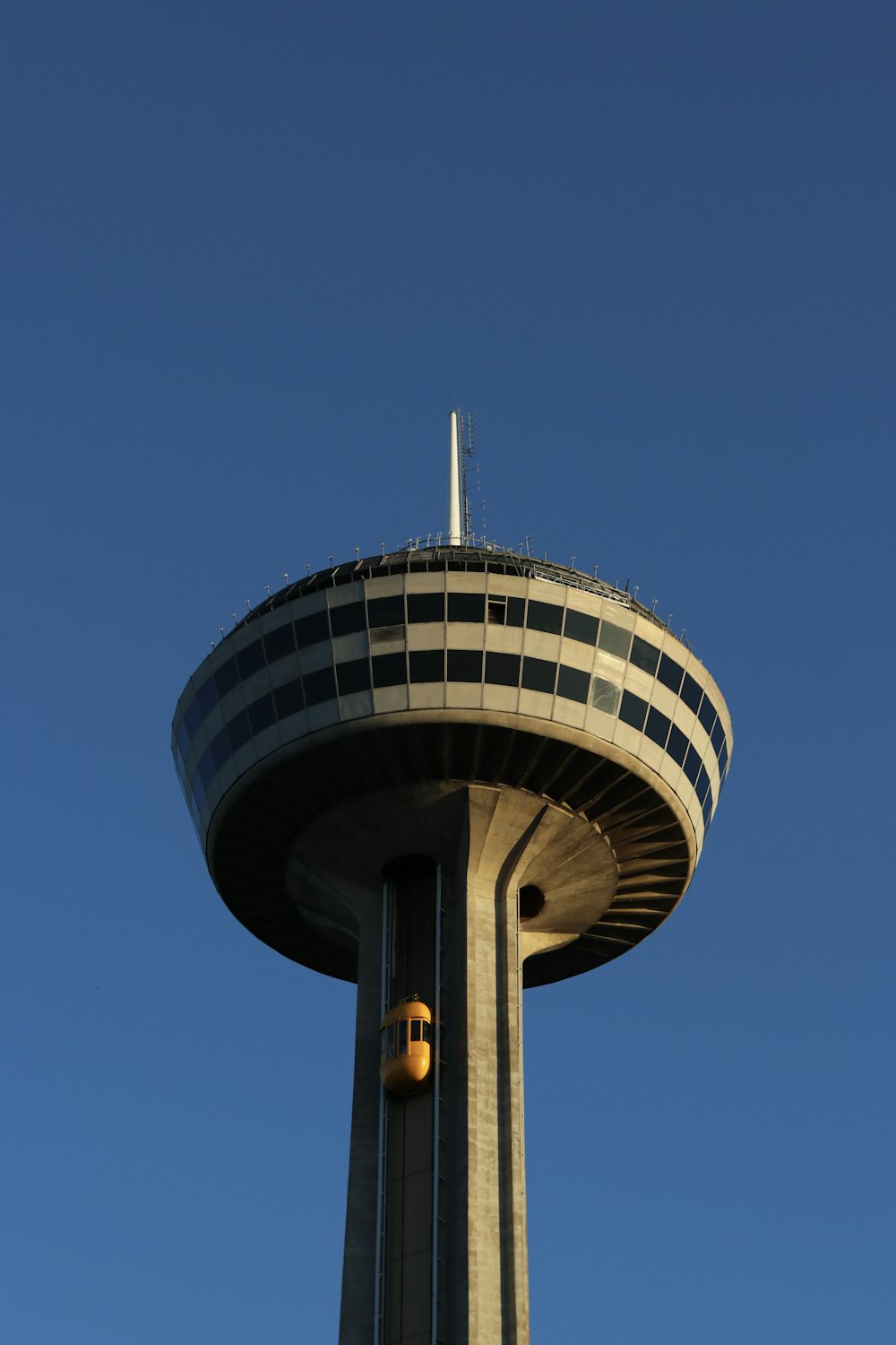 a tall tower with a round top