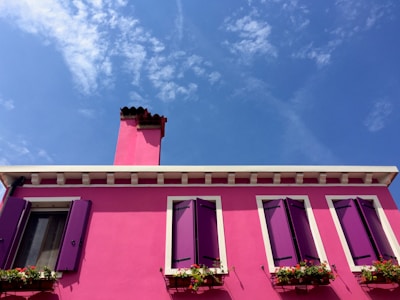 A freshly painted house exterior showcasing vibrant, clean colors.