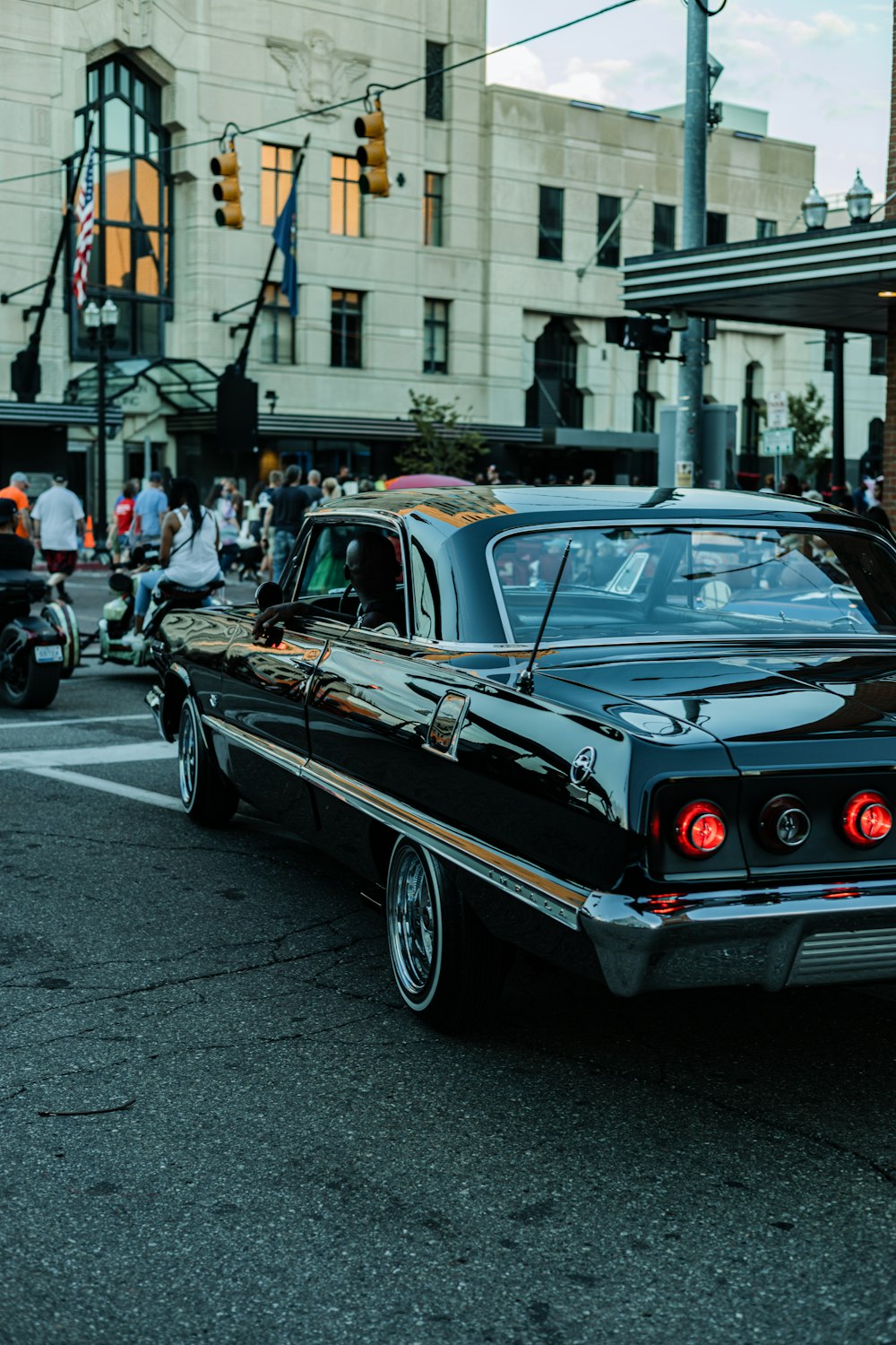 a car on the street