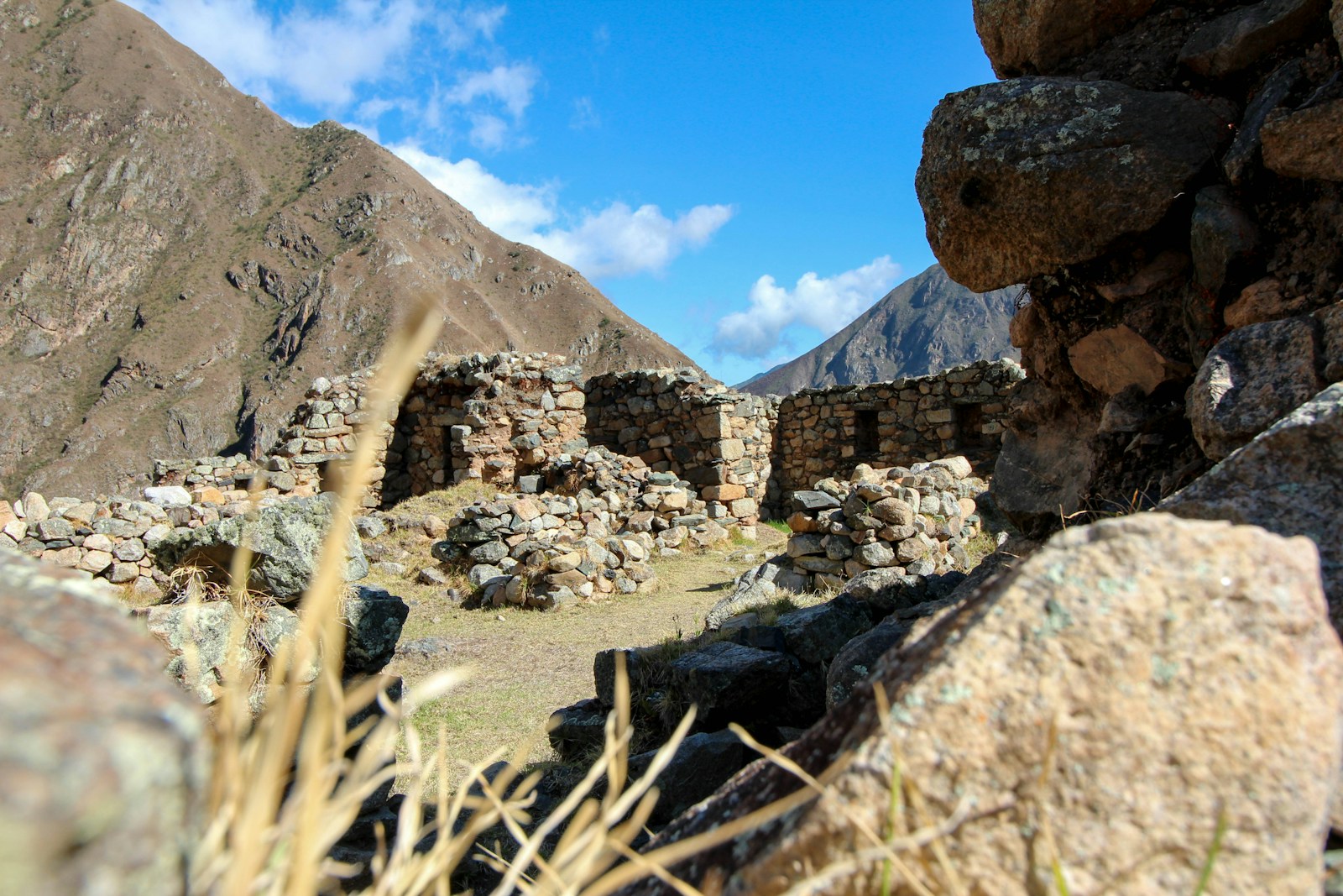 Moche construction, built over rather than torn down