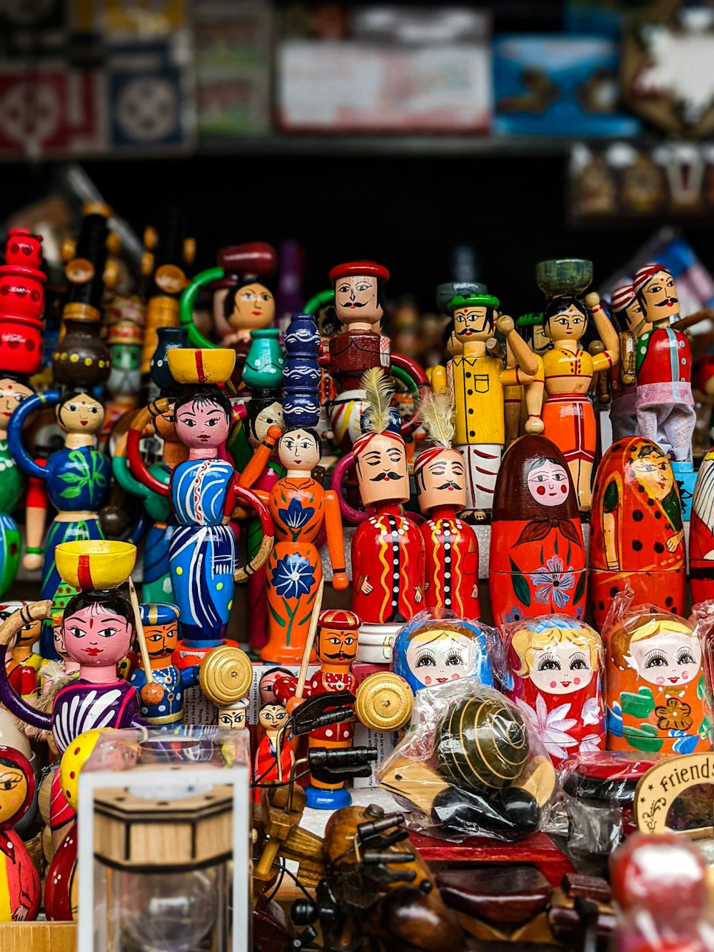 a group of toy figurines