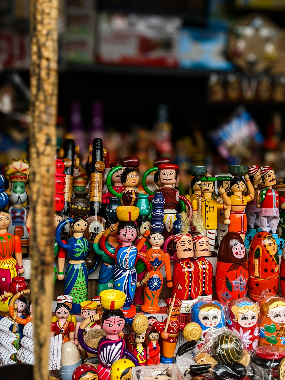 a group of toy figurines