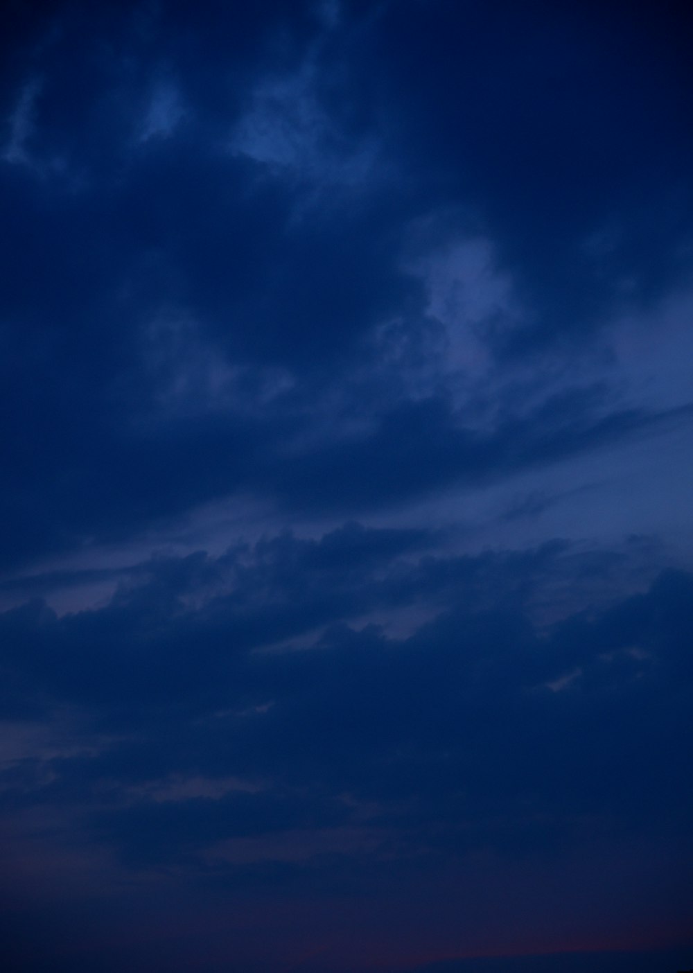 a blue sky with clouds