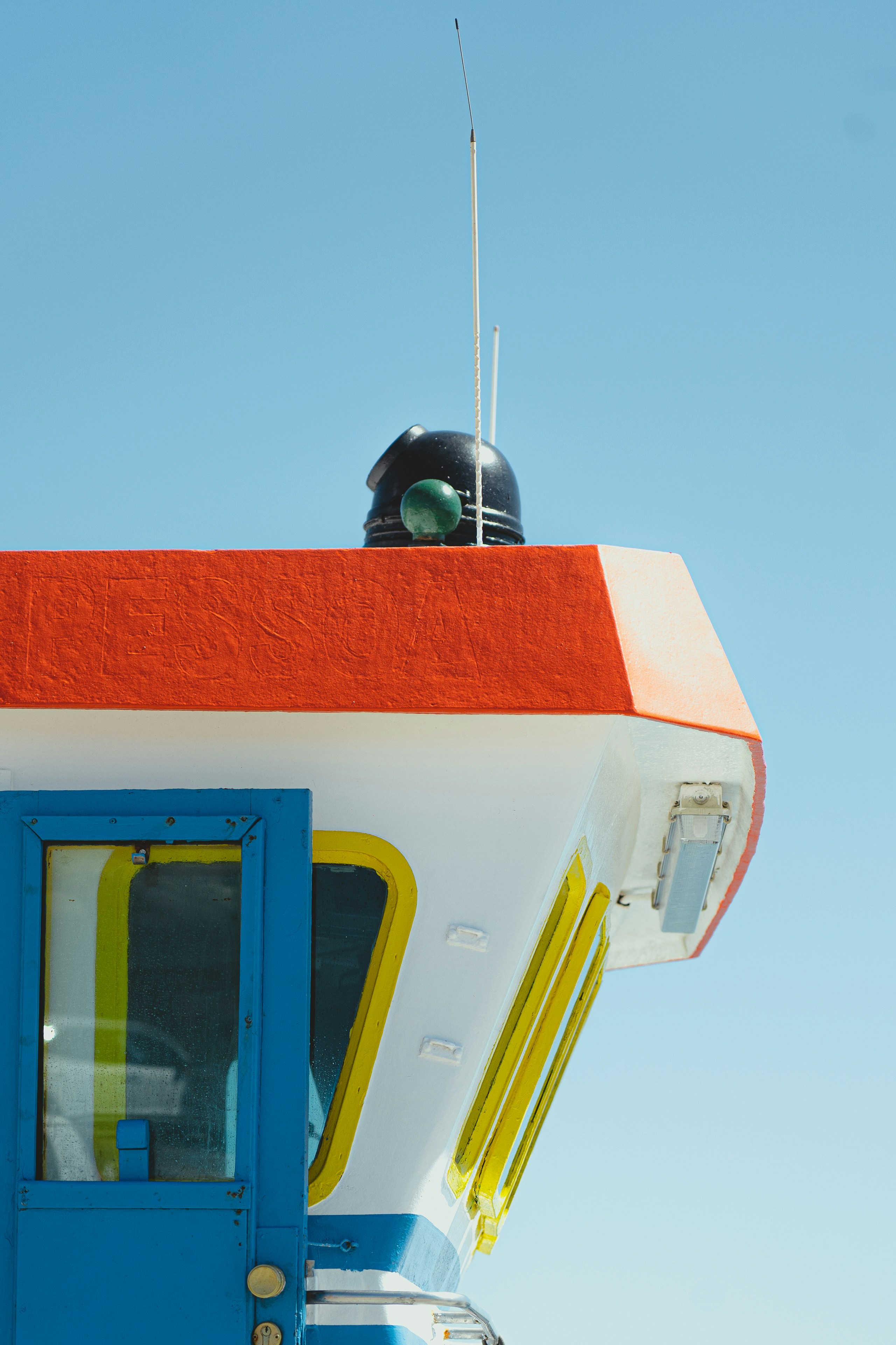 a person on top of a building